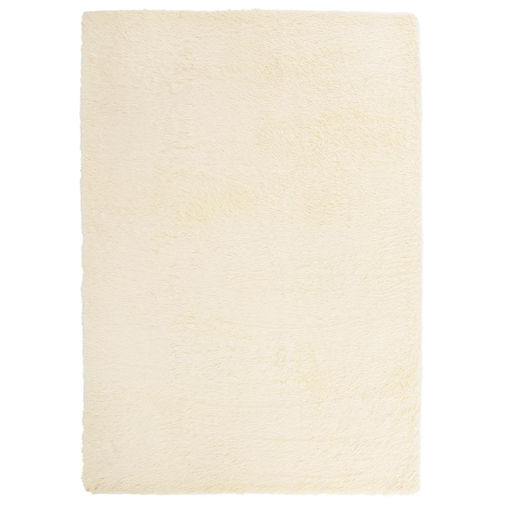Shaggy Rug High Pile NAVARRA Cream 240x340 cm Polyester