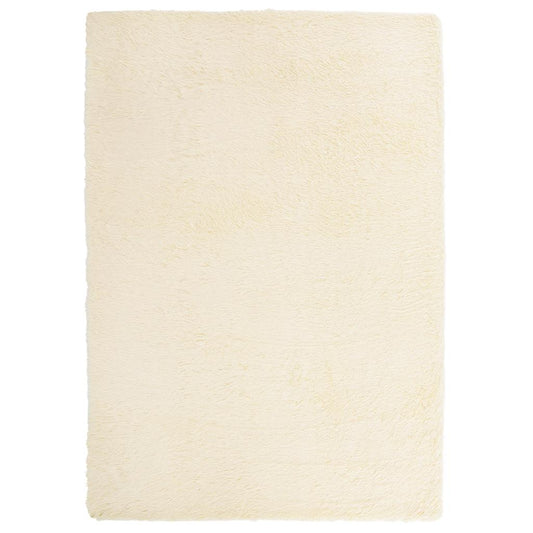 Shaggy Rug High Pile NAVARRA Cream 240x340 cm Polyester