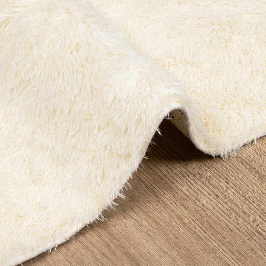 Shaggy Rug High Pile NAVARRA Cream 240x340 cm Polyester