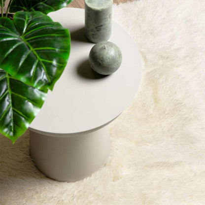 Shaggy Rug High Pile NAVARRA Cream 240x340 cm Polyester