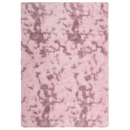 Shaggy Rug High Pile NAVARRA Dusty Pink 240x340 cm Polyester