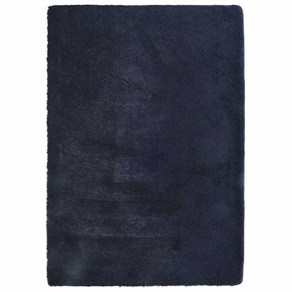Shaggy Rug High Pile NAVARRA Navy 240x340 cm Polyester