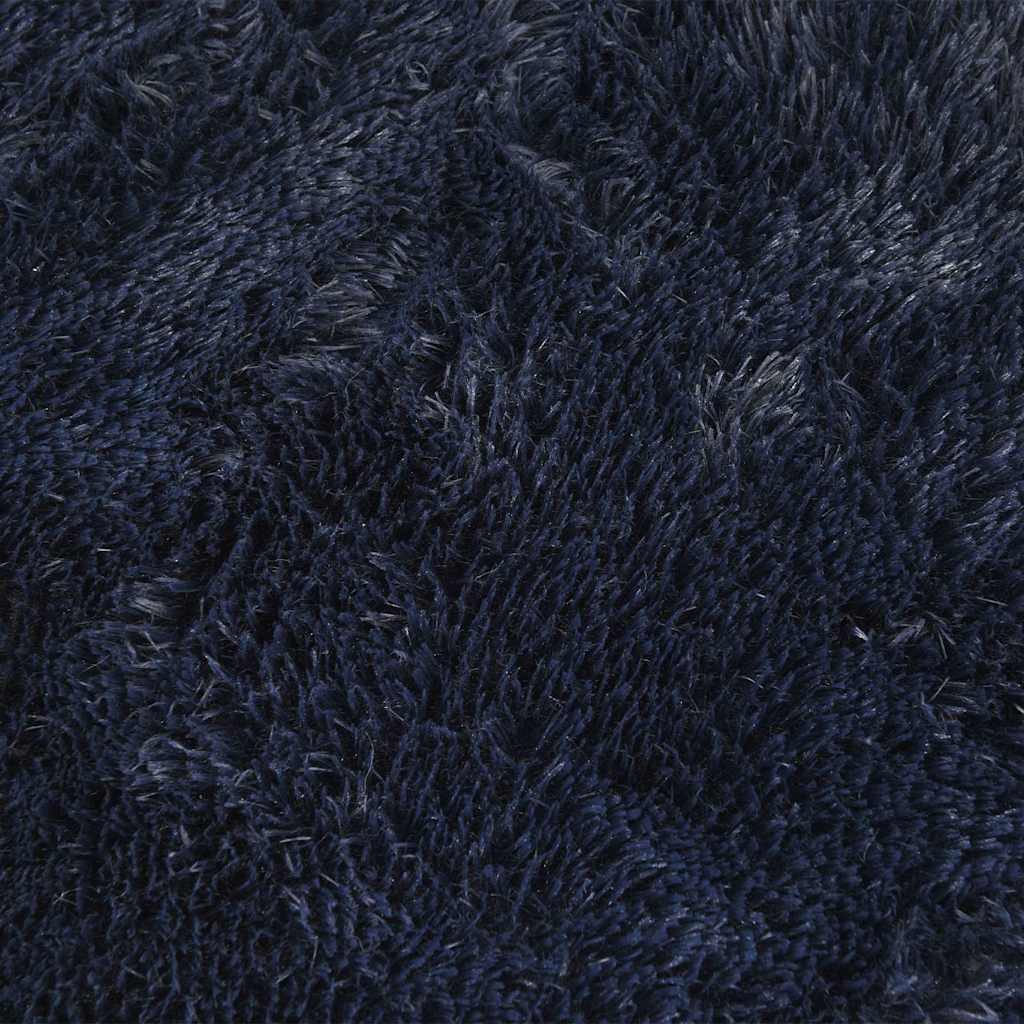 Shaggy Rug High Pile NAVARRA Navy 240x340 cm Polyester
