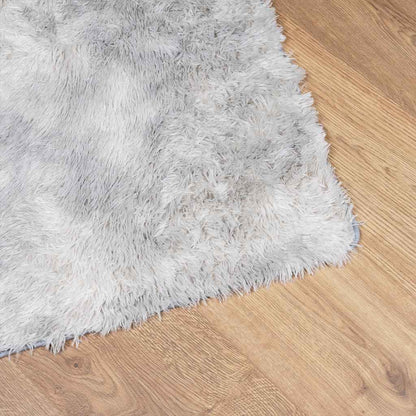 Shaggy Rug High Pile NAVARRA Silver Grey 240x340 cm Polyester