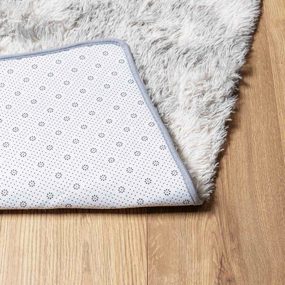 Shaggy Rug High Pile NAVARRA Silver Grey 240x340 cm Polyester