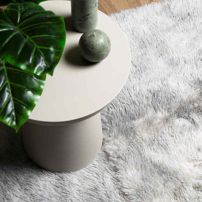 Shaggy Rug High Pile NAVARRA Silver Grey 240x340 cm Polyester