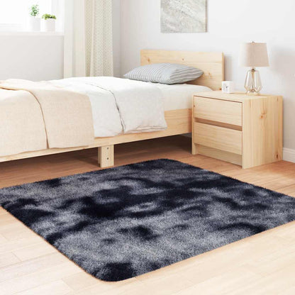 Shaggy Rug High Pile NAVARRA Dark Grey 120x120 cm Polyester