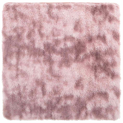 Shaggy Rug High Pile NAVARRA Dusty Pink 120x120 cm Polyester