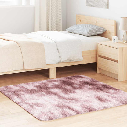 Shaggy Rug High Pile NAVARRA Dusty Pink 120x120 cm Polyester