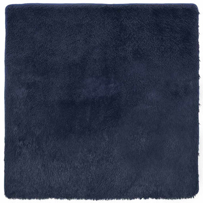 Shaggy Rug High Pile NAVARRA Navy 160x160 cm Polyester