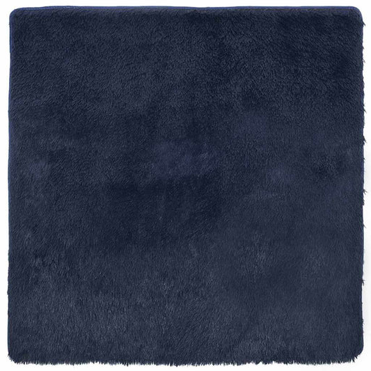 Shaggy Rug High Pile NAVARRA Navy 160x160 cm Polyester