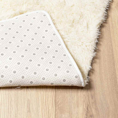 Shaggy Rug High Pile NAVARRA Cream 200x200 cm Polyester