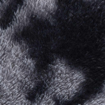 Shaggy Rug High Pile NAVARRA Dark Grey 200x200 cm Polyester