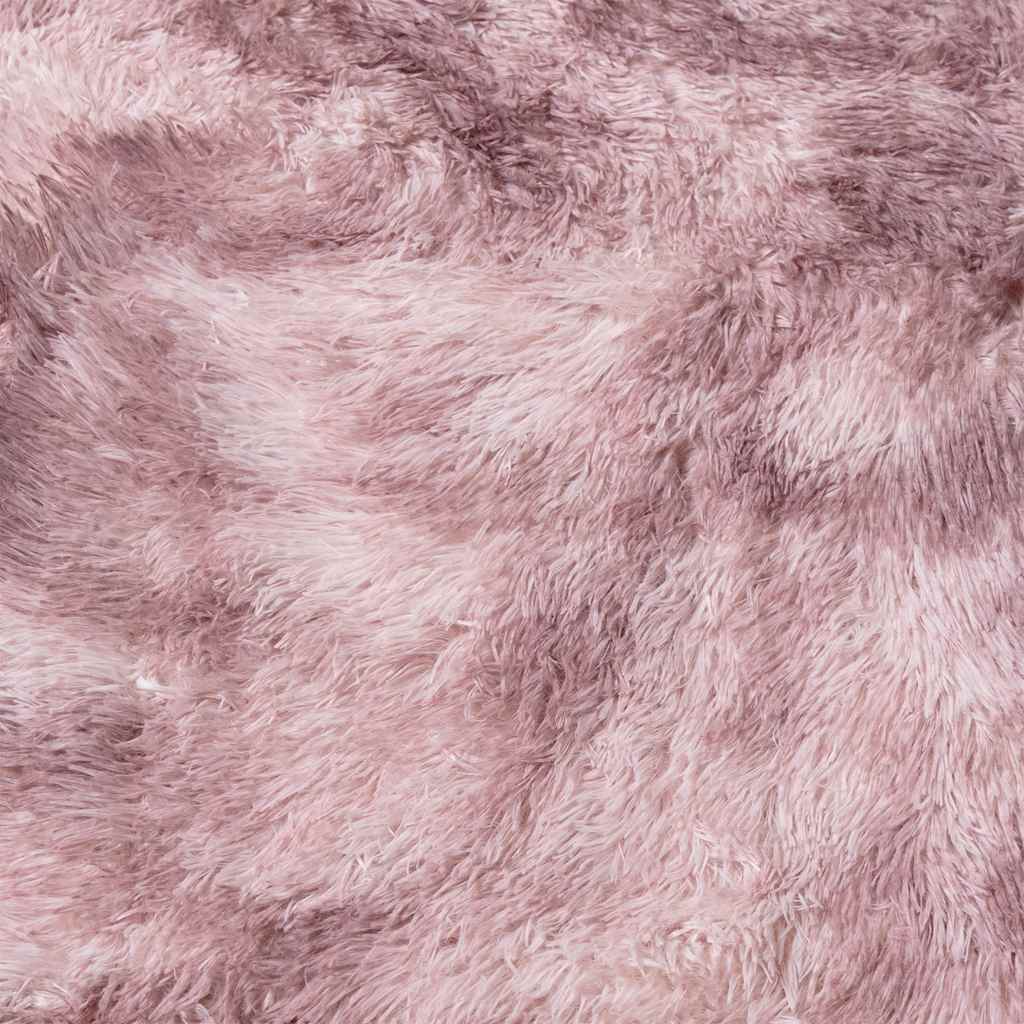 Shaggy Rug High Pile NAVARRA Dusty Pink 200x200 cm Polyester