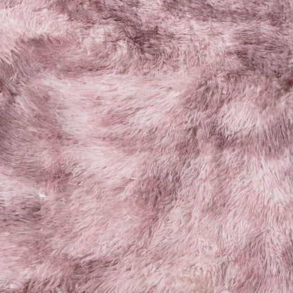 Shaggy Rug High Pile NAVARRA Dusty Pink 200x200 cm Polyester