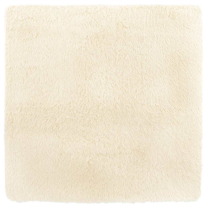 Shaggy Rug High Pile NAVARRA Cream 240x240 cm Polyester