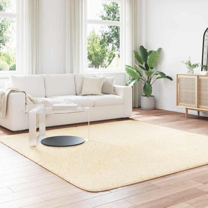 Shaggy Rug High Pile NAVARRA Cream 240x240 cm Polyester