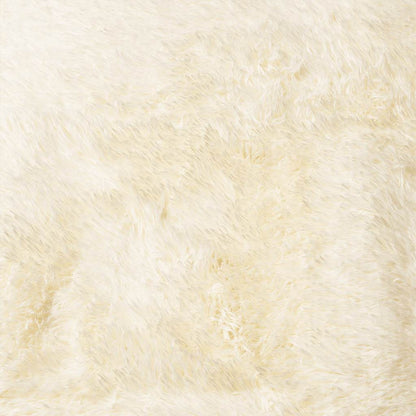 Shaggy Rug High Pile NAVARRA Cream 240x240 cm Polyester