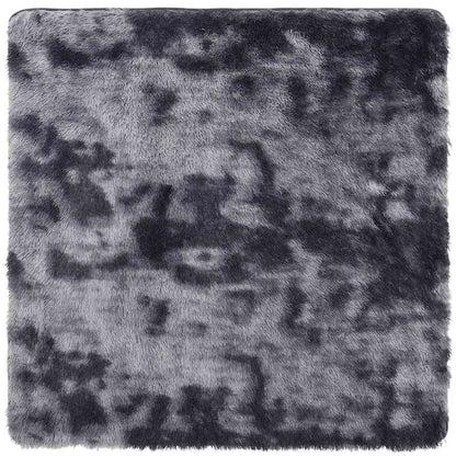 Shaggy Rug High Pile NAVARRA Dark Grey 240x240 cm Polyester