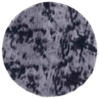 Shaggy Rug High Pile NAVARRA Dark Grey 100x100 cm Polyester