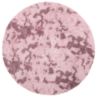 Shaggy Rug High Pile NAVARRA Dusty Pink 100x100 cm Polyester