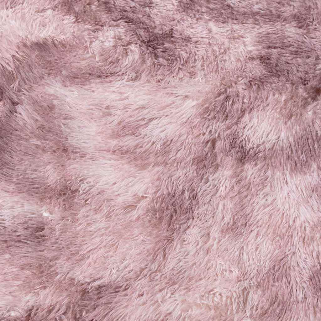 Shaggy Rug High Pile NAVARRA Dusty Pink 160x160 cm Polyester