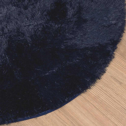Shaggy Rug High Pile NAVARRA Navy 160x160 cm Polyester