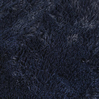 Shaggy Rug High Pile NAVARRA Navy 160x160 cm Polyester