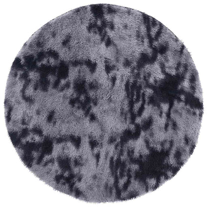 Shaggy Rug High Pile NAVARRA Dark Grey 200x200 cm Polyester
