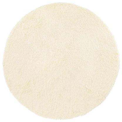 Shaggy Rug High Pile NAVARRA Cream 240x240 cm Polyester
