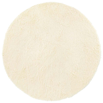 Shaggy Rug High Pile NAVARRA Cream 240x240 cm Polyester