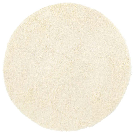 Shaggy Rug High Pile NAVARRA Cream 240x240 cm Polyester