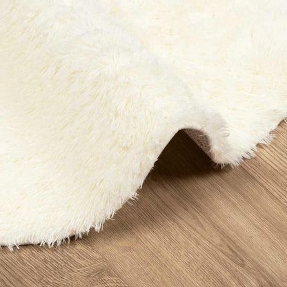 Shaggy Rug High Pile NAVARRA Cream 240x240 cm Polyester