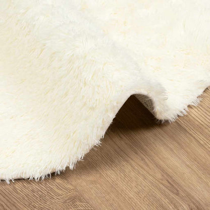 Shaggy Rug High Pile NAVARRA Cream 240x240 cm Polyester