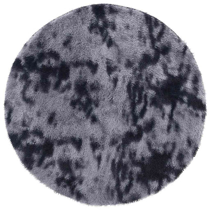 Shaggy Rug High Pile NAVARRA Dark Grey 240x240 cm Polyester