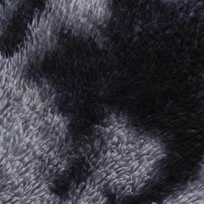 Shaggy Rug High Pile NAVARRA Dark Grey 240x240 cm Polyester