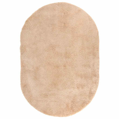 Shaggy Rug High Pile NAVARRA Beige 300x200 cm Polyester