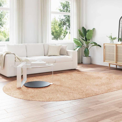 Shaggy Rug High Pile NAVARRA Beige 300x200 cm Polyester