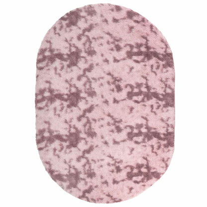 Shaggy Rug High Pile NAVARRA Dusty Pink 300x200 cm Polyester
