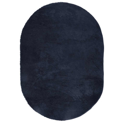 Shaggy Rug High Pile NAVARRA Navy 300x200 cm Polyester
