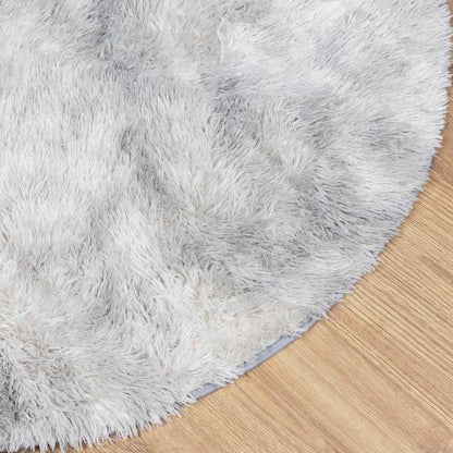 Shaggy Rug High Pile NAVARRA Silver Grey 300x200 cm Polyester