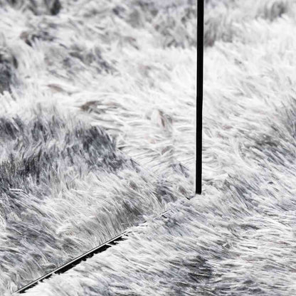 Shaggy Rug High Pile NAVARRA Silver Grey 300x200 cm Polyester