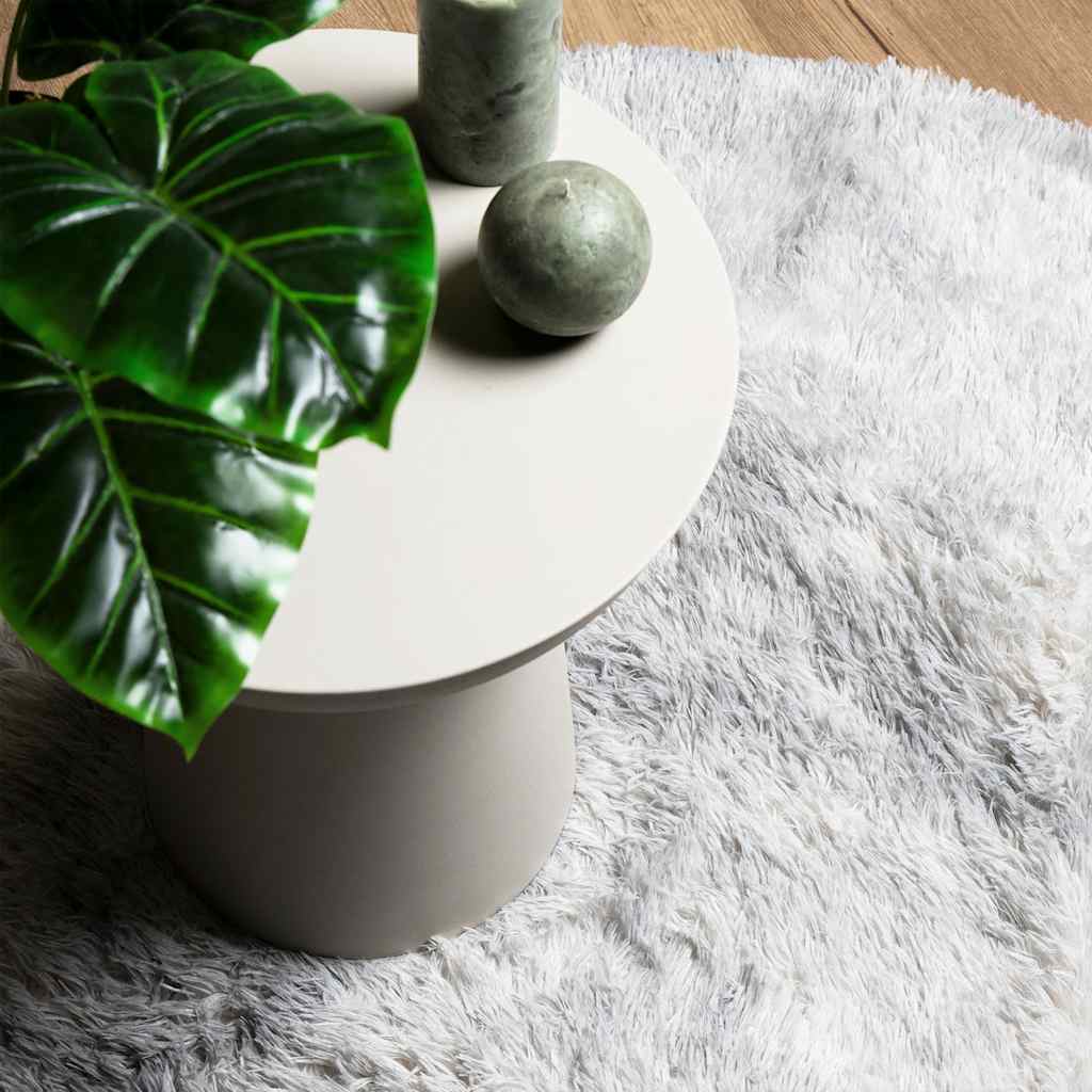 Shaggy Rug High Pile NAVARRA Silver Grey 300x200 cm Polyester