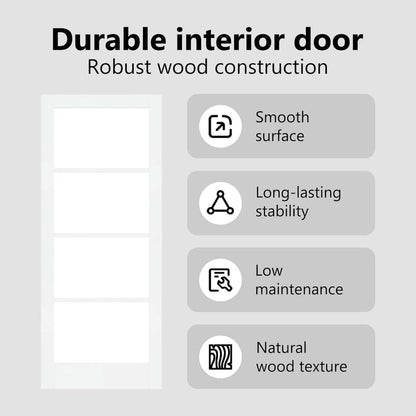Interior Door ORKDAL White Primed 83 x 202 cm
