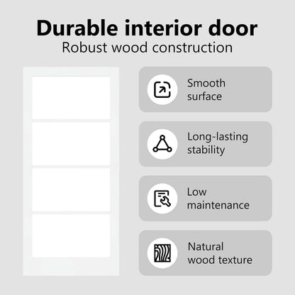 Interior Door ORKDAL White Primed 93 x 202 cm