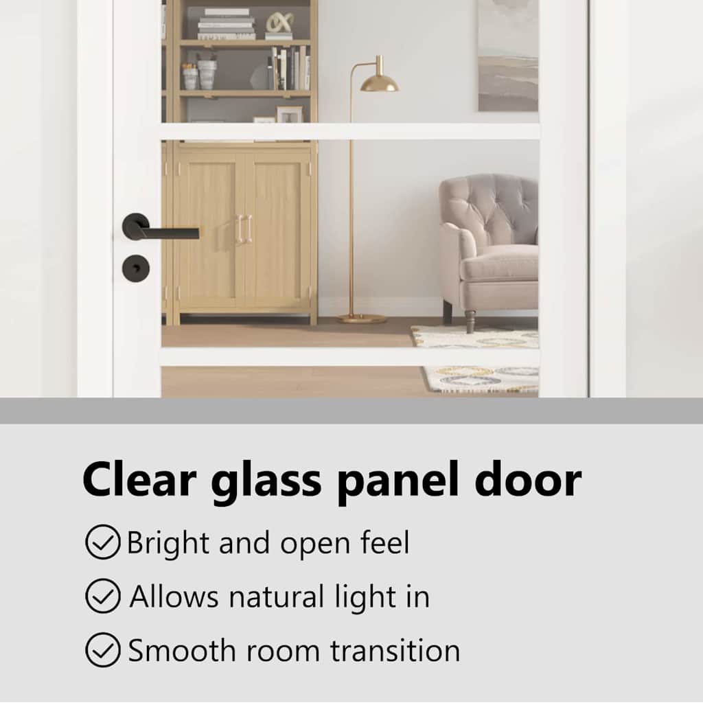 Interior Door ORKDAL White Primed 93 x 202 cm