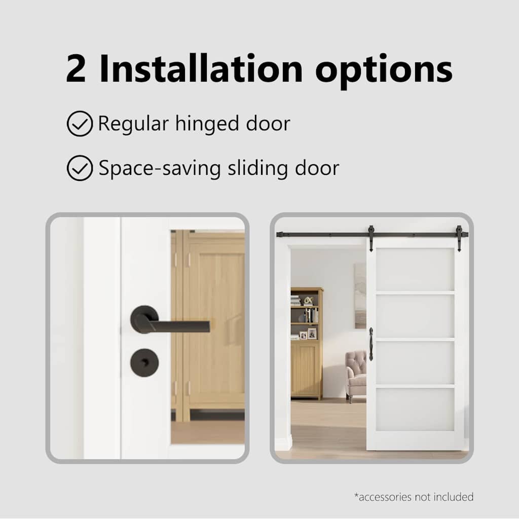 Interior Door ORKDAL White Primed 93 x 202 cm