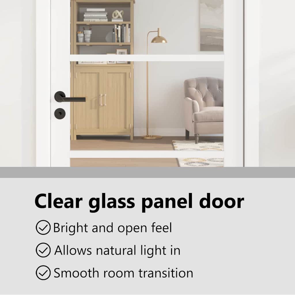 Interior Door ORKDAL White Primed 93 x 211 cm