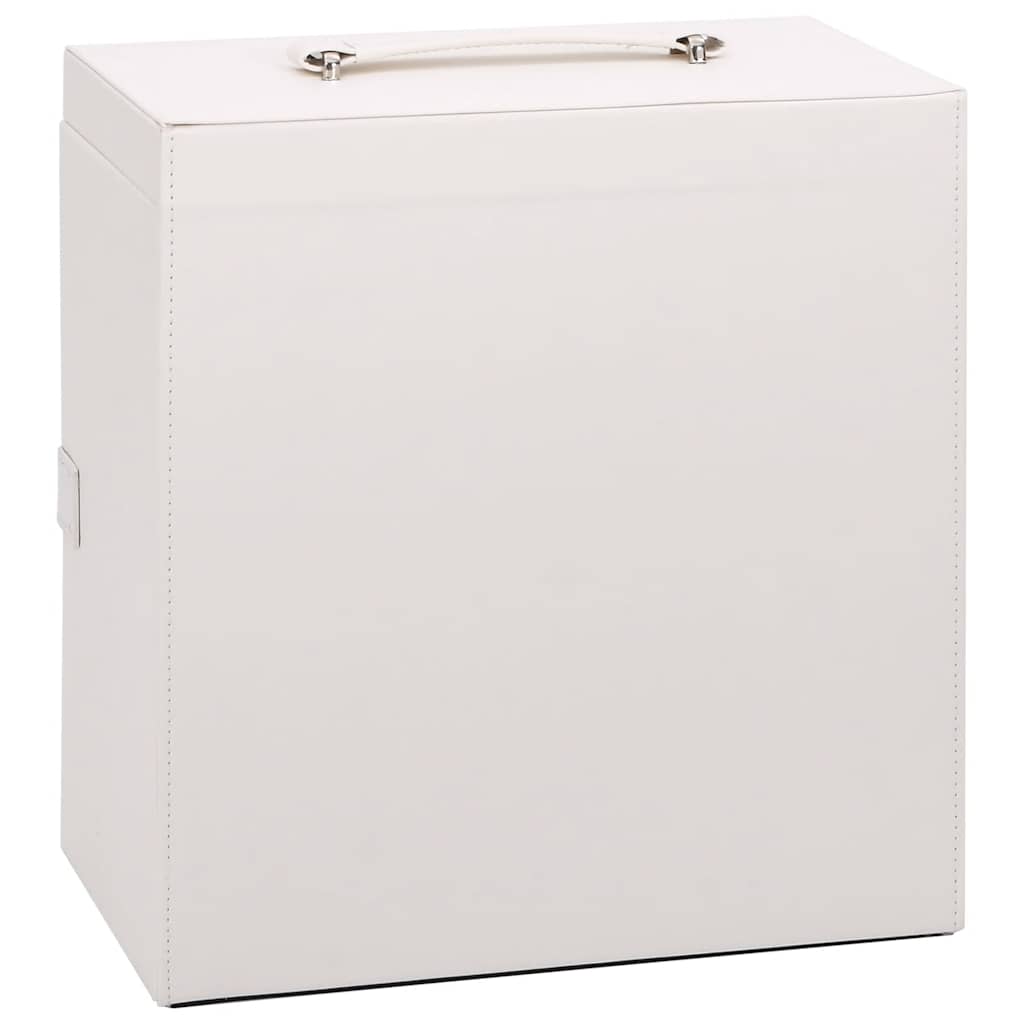 Jewellery Box 5-Layer with Mirror Lockable White