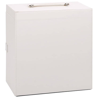 Jewellery Box 5-Layer with Mirror Lockable White